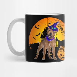 Happy Halloween Staffordshire Bull Terrier Dogs Halloween Gift Mug